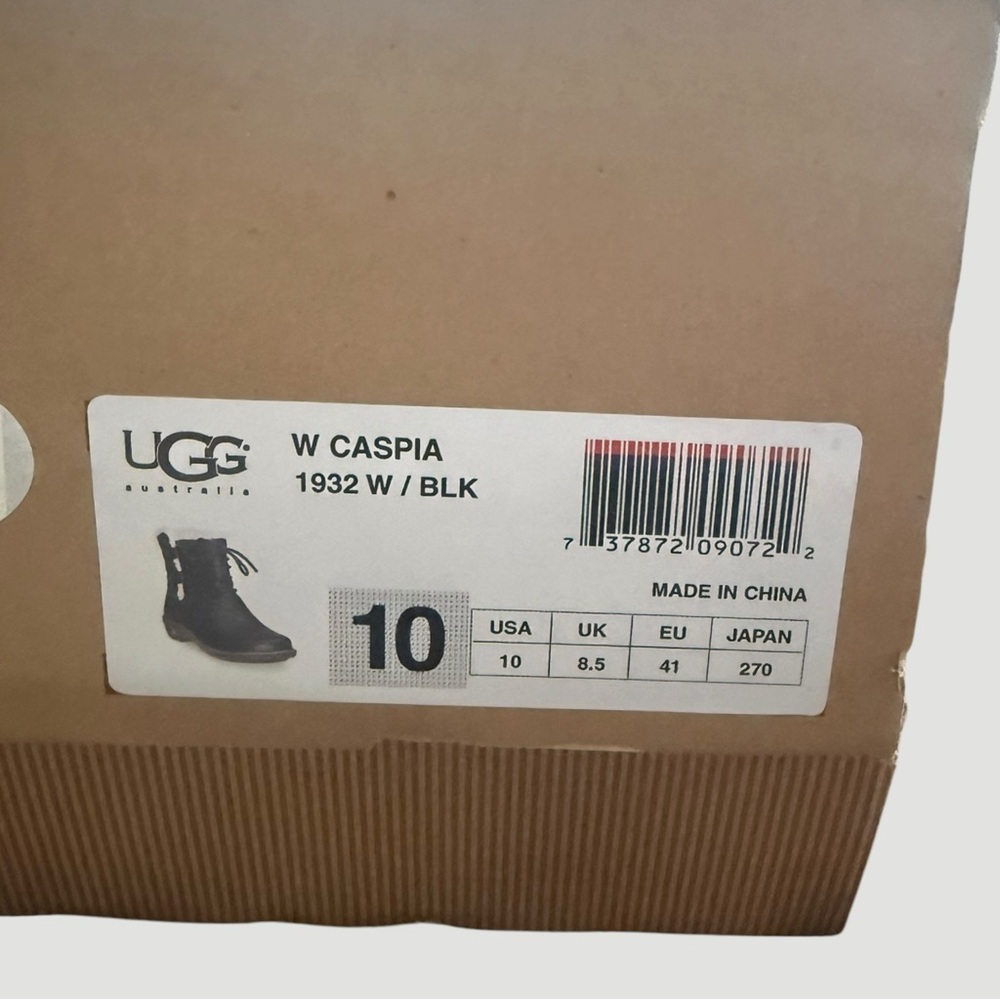 New UGG CASPIA 1932 Black Size 10 - Picture 4 of 16
